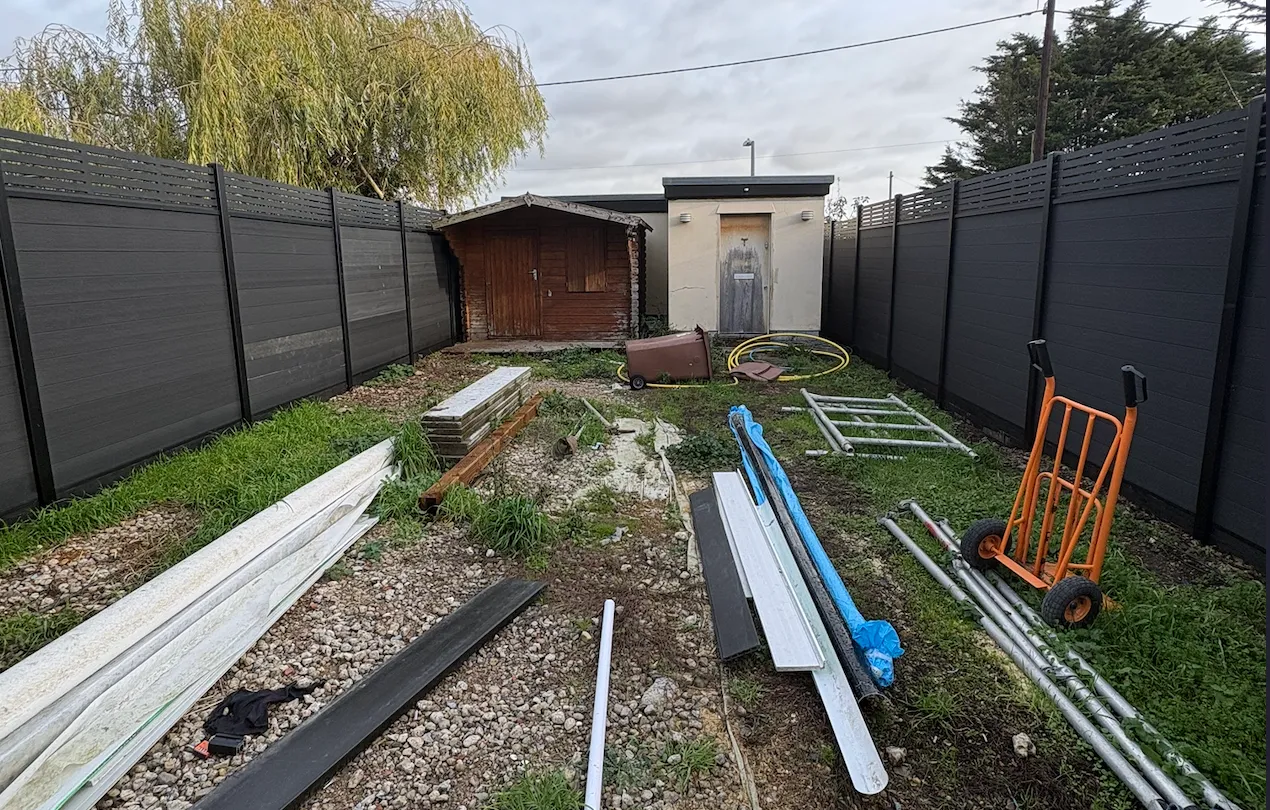 Existing garden before redesign